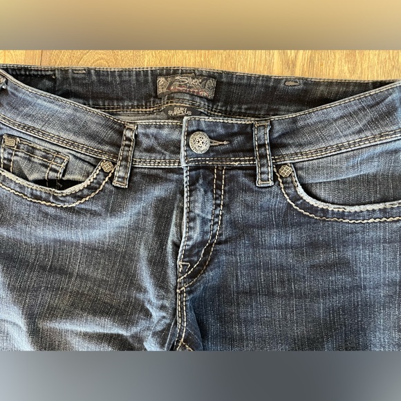 Silver Jeans Suki Surplus size 32W 34L flare (2420) - Picture 8 of 13